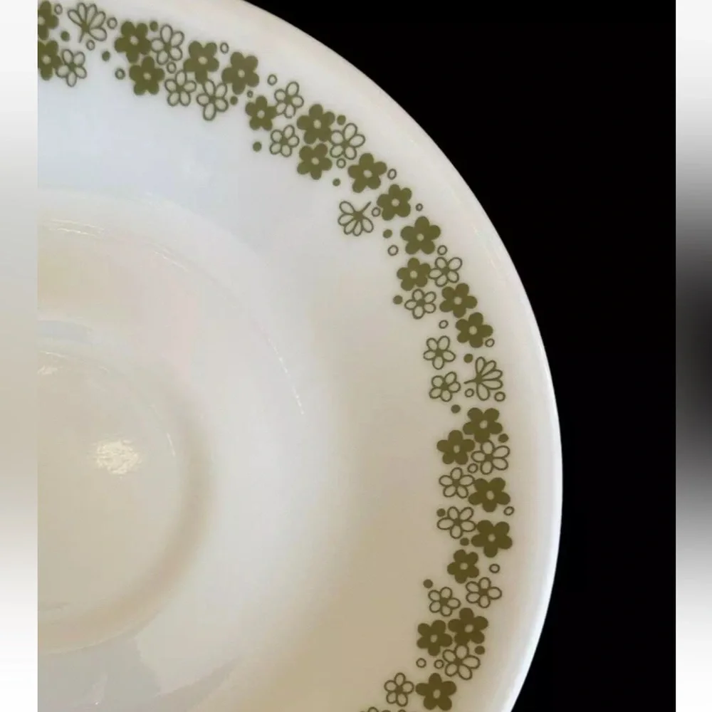 Corelle white green